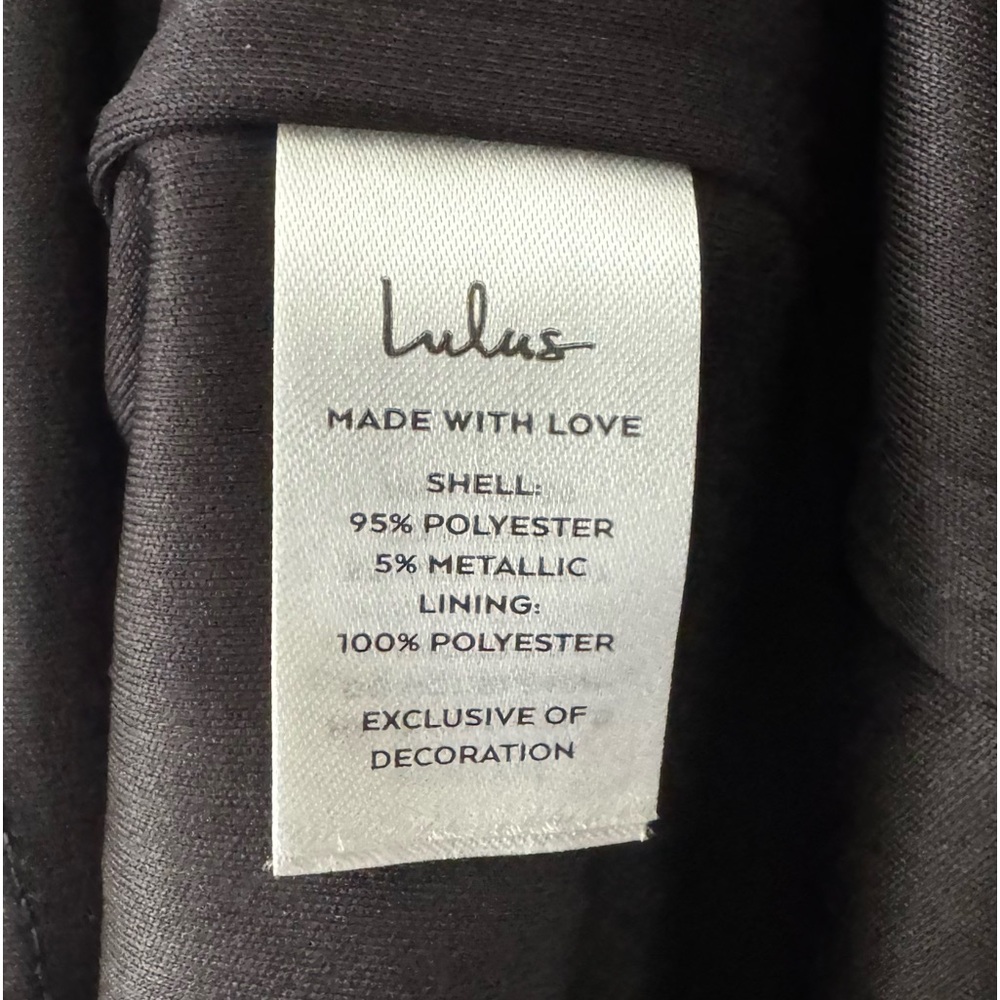 LULU'S Take Me Anywhere Silver Sparkly Asymmetrical Bodycon Mini Dress - Picture 13 of 15